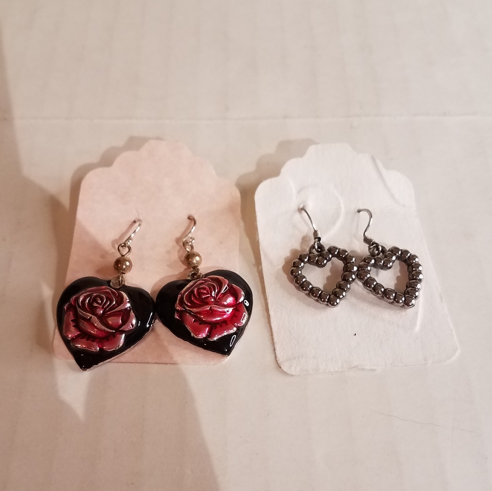Heart earrings 1b2